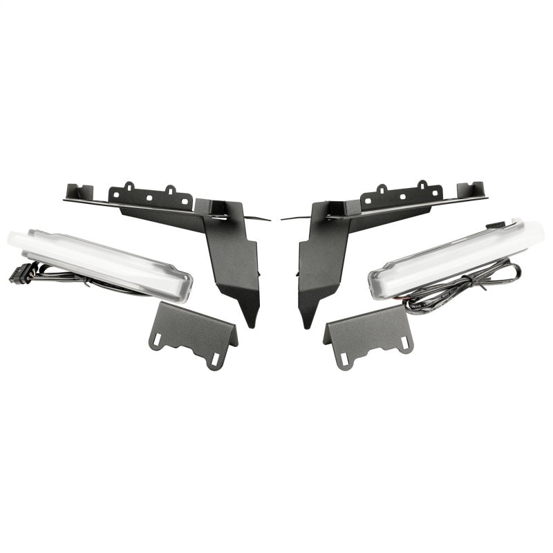 Rugged Ridge Chop Brackets Front Fender 18-21 Jeep Wrangler JL/JT Rubicon w/ DRLs 11640.96