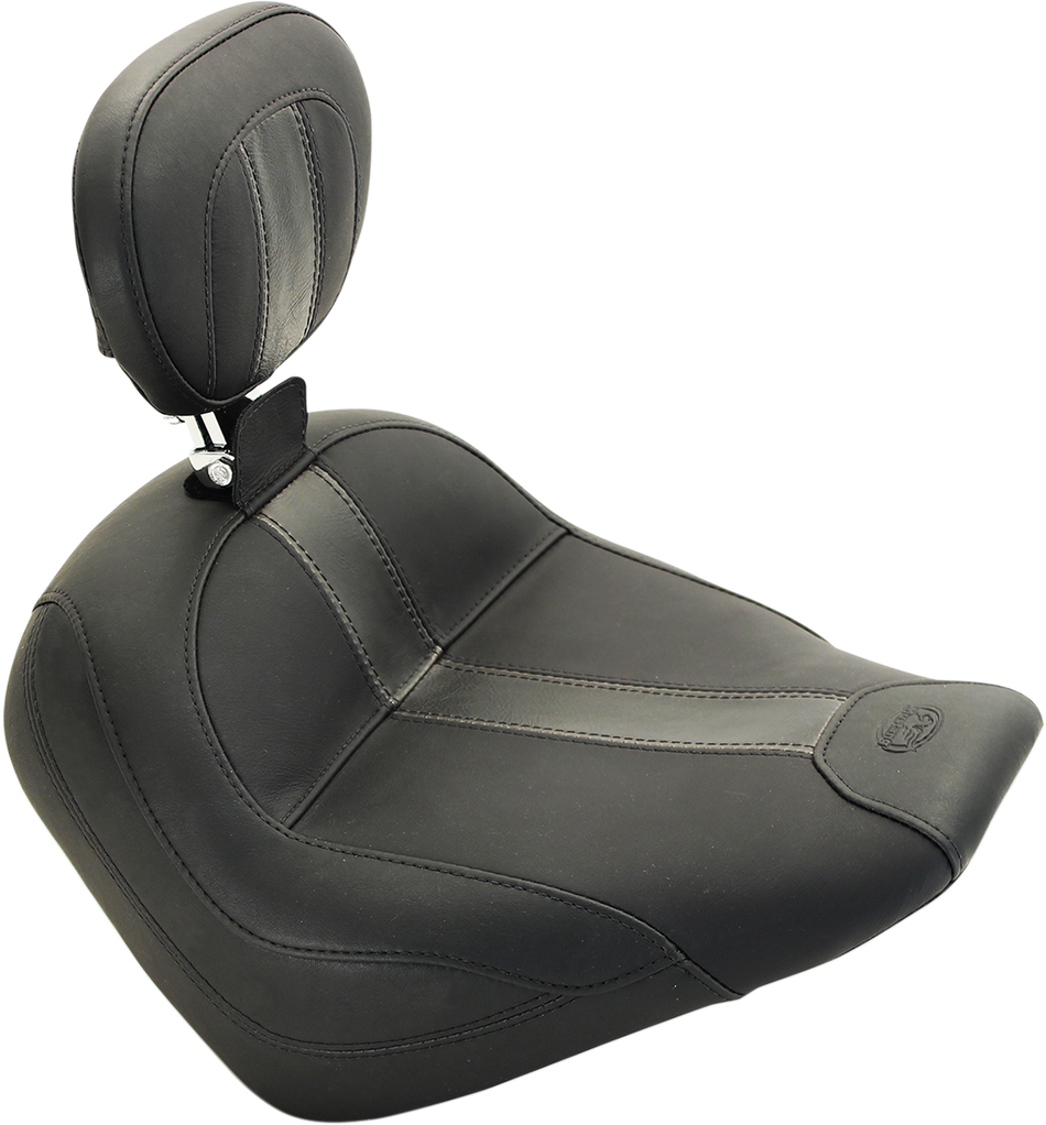 MUSTANG Solo Seat - Black - Vinyl - Driver's Backrest 79507