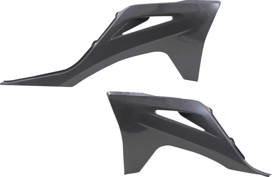 ACERBIS Radiator Shrouds - Gray/Metallic 2872737297