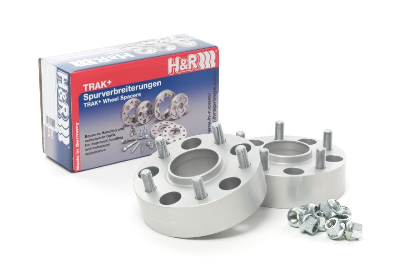 H&R Trak+ 27mm DRM Wheel Adaptor Bolt 5/120 Center Bore 64 Stud Thread 14x1.5 - Black 5475640SW