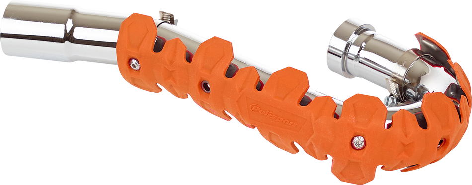 POLISPORT Armadillo Protector de tubo de cabeza larga - Naranja 8483800002 