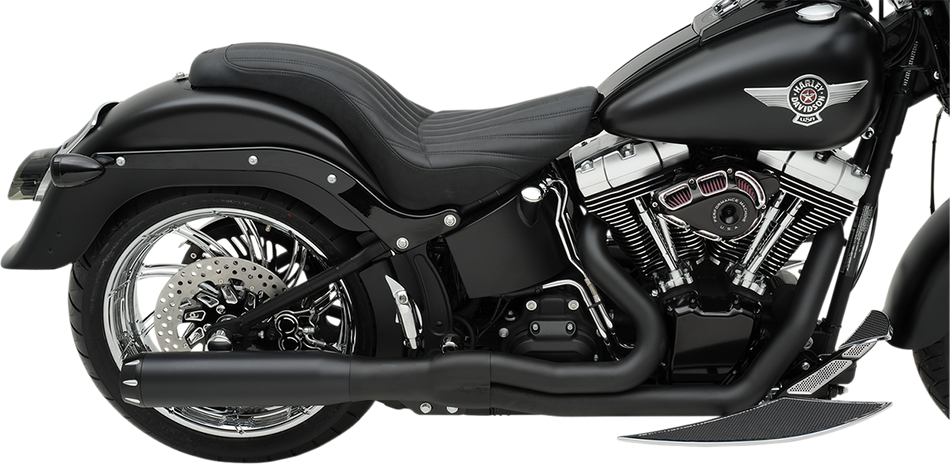 BASSANI XHAUST B1 2:1 Exhaust - Black 1S18RB