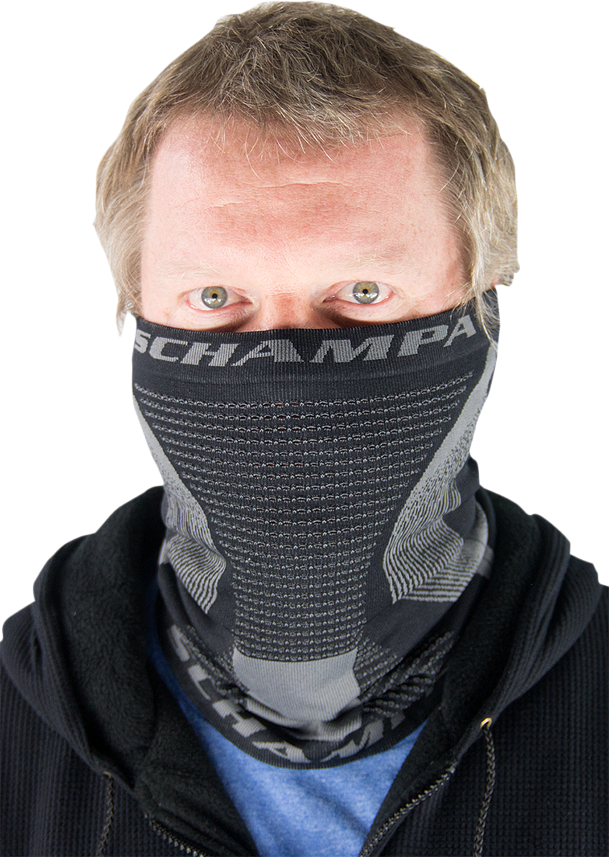 SCHAMPA & DIRT SKINS Pro Series Neckgaiter - Black PRO-NG101