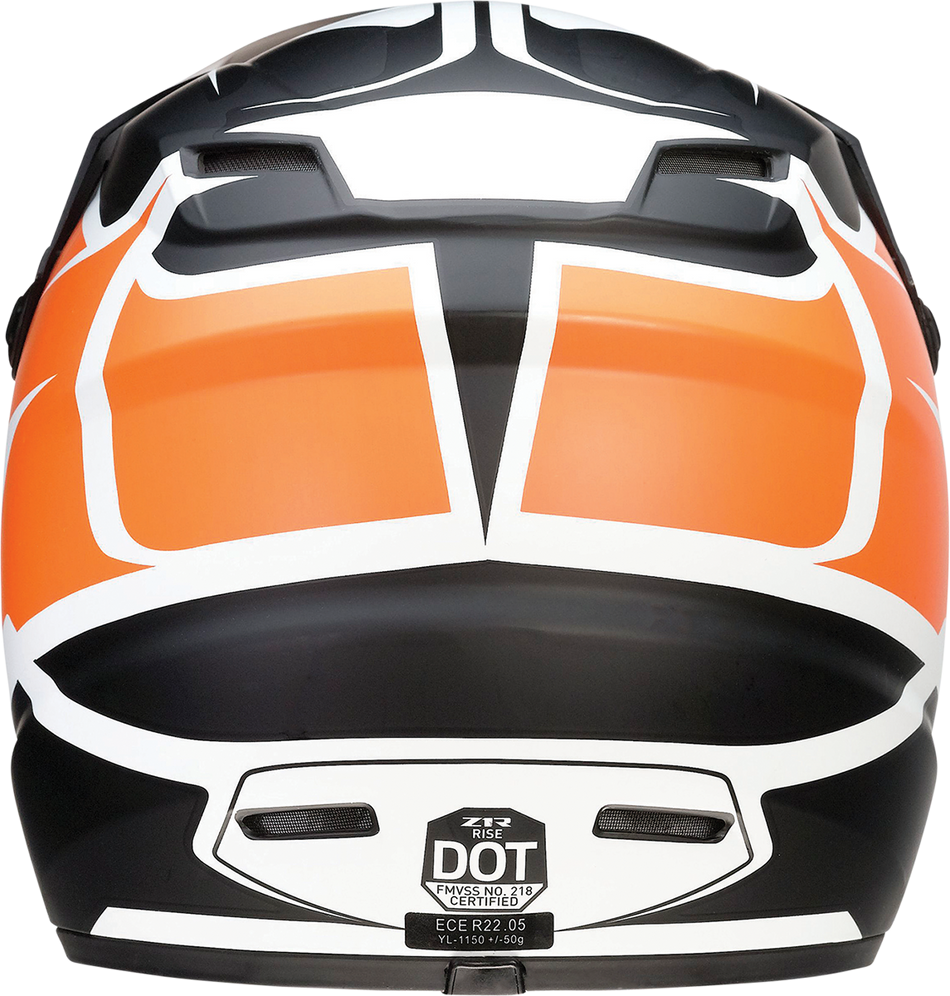 Z1R Youth Rise Helmet - Flame - Orange - Small 0111-1442