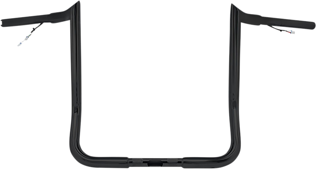 PAUL YAFFE BAGGER NATION Handlebar - Monkey Bar - Pre-Wired - 12" - Black H00900-W