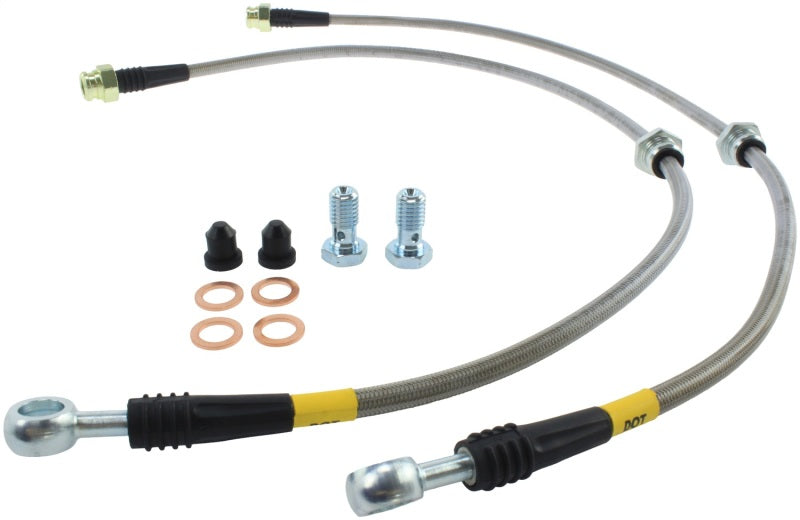 StopTech 2015 VW Golf (MK7) Front Stainless Steel Brake Line Kit 950.33026