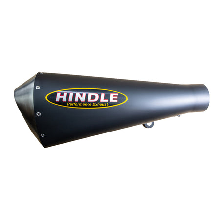 Hindle evo megaphone full system yamaha xsr900 2016-20 black ceramic megaphone - ss tip