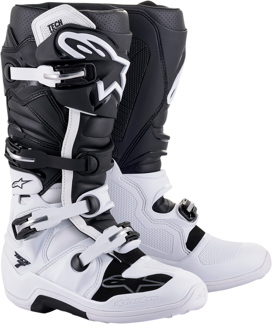 ALPINESTARS Tech 7 Boots - White/Black - US 8 2012014-21-8