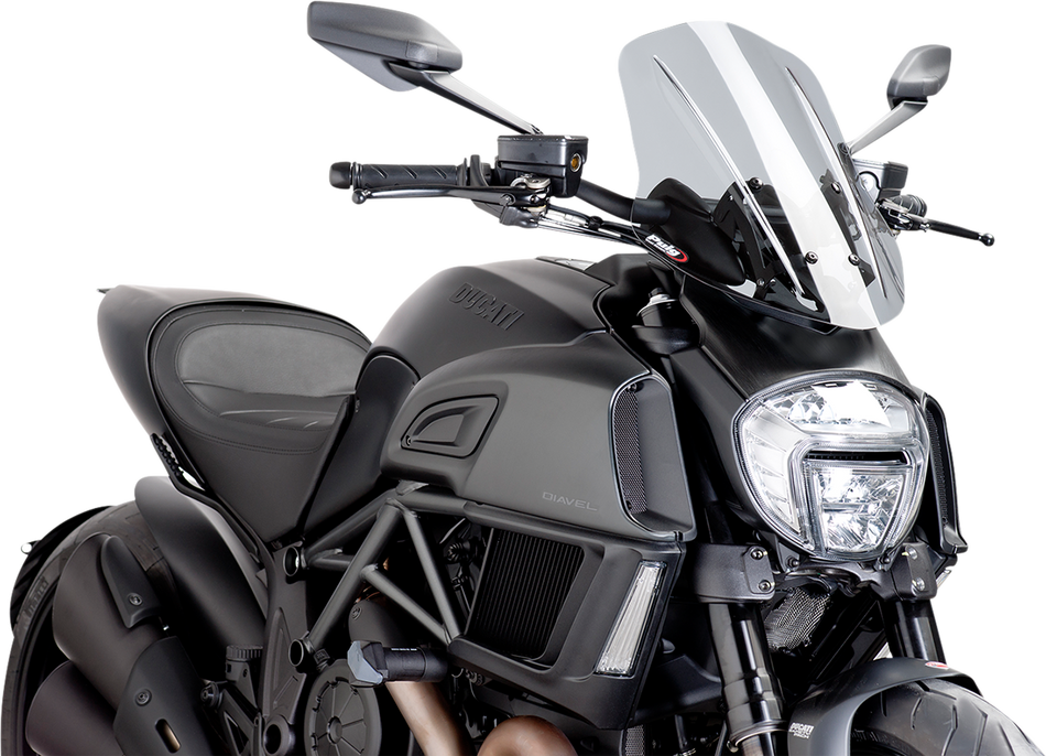 PUIG HI-TECH PARTS New Generation Windscreen - Smoke - Diavel 7570H