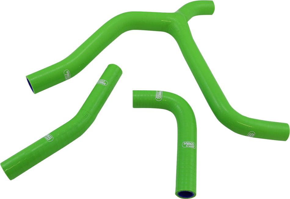 MOOSE RACING Race Fit Radiator Hose Kit - Green - Kawasaki KAW-99 GN