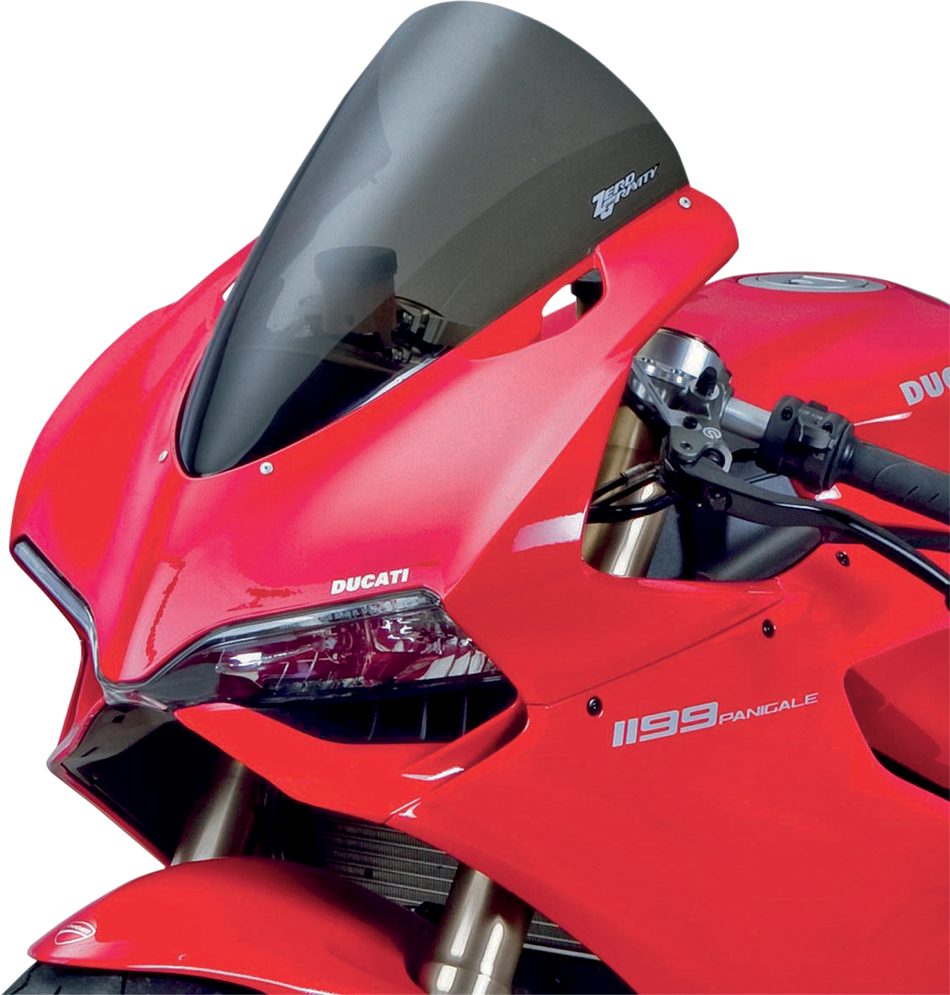 Zero Gravity Corsa Windscreen - Smoke - Panigale 24-738-02