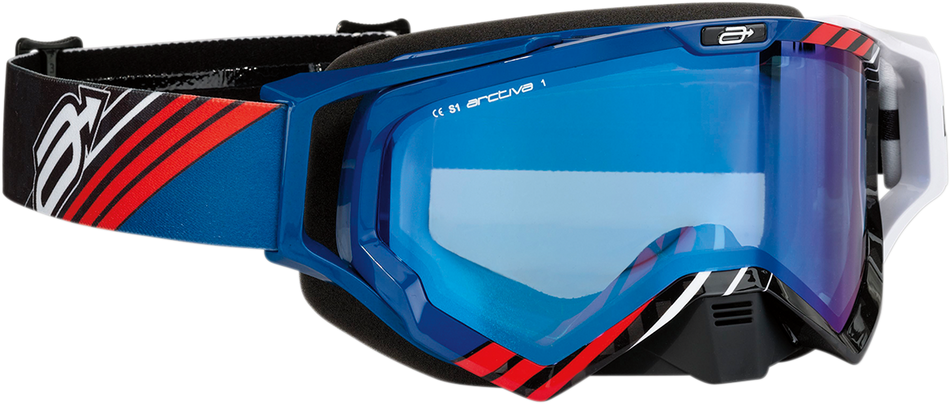 ARCTIVA Vibe Goggles - Black/Blue/Red 2601-2351