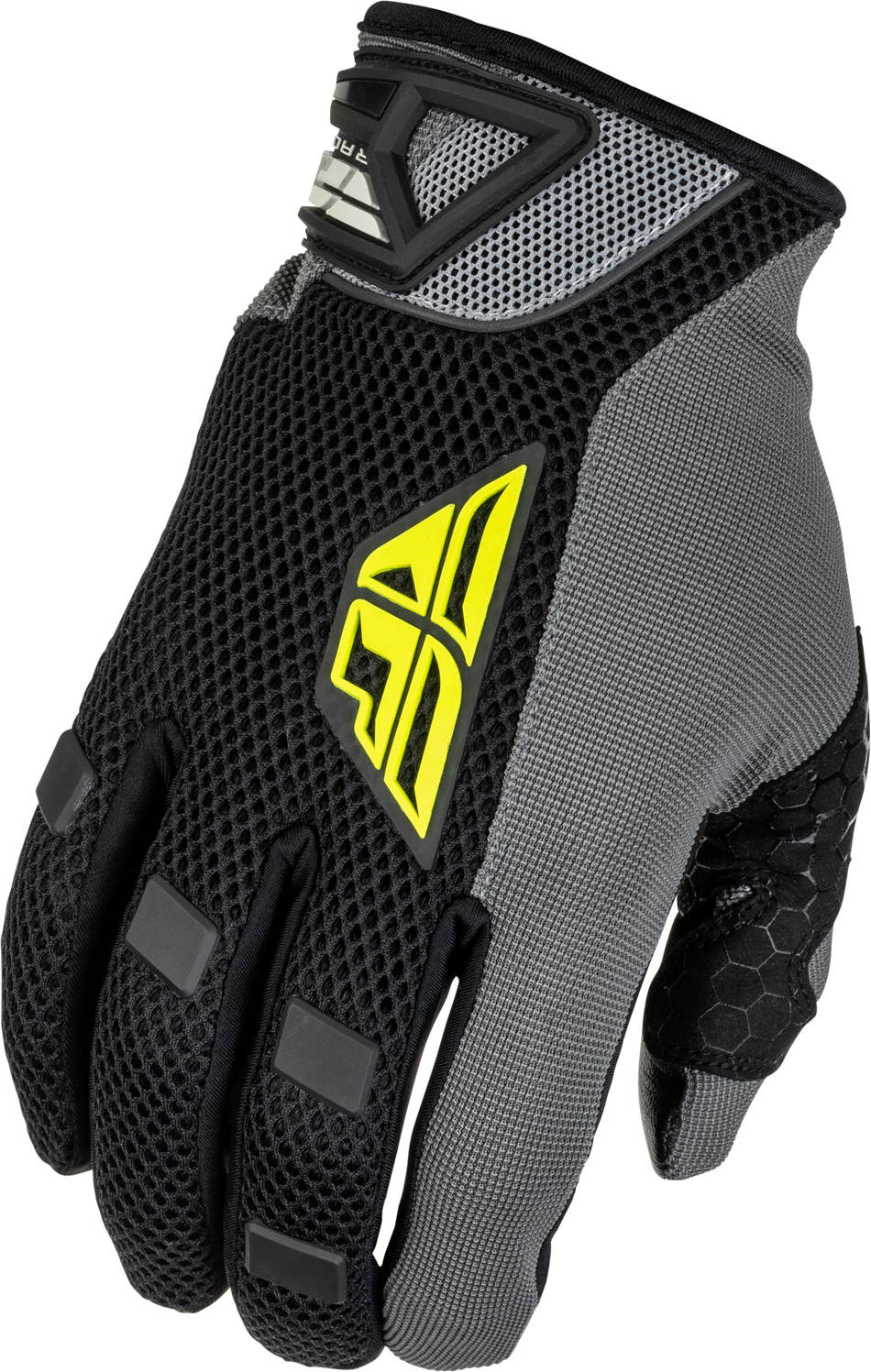 FLY RACING Coolpro Gloves Black/Hi-Vis Lg 476-4027L