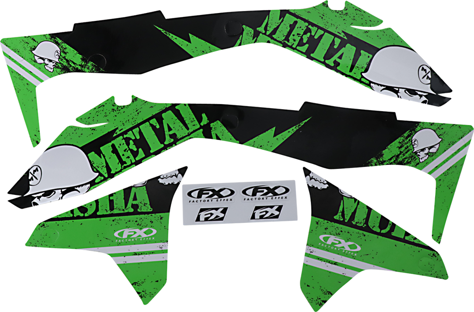 FACTORY EFFEX Metal Mulisha Graphic Kit - Kawasaki 23-11134