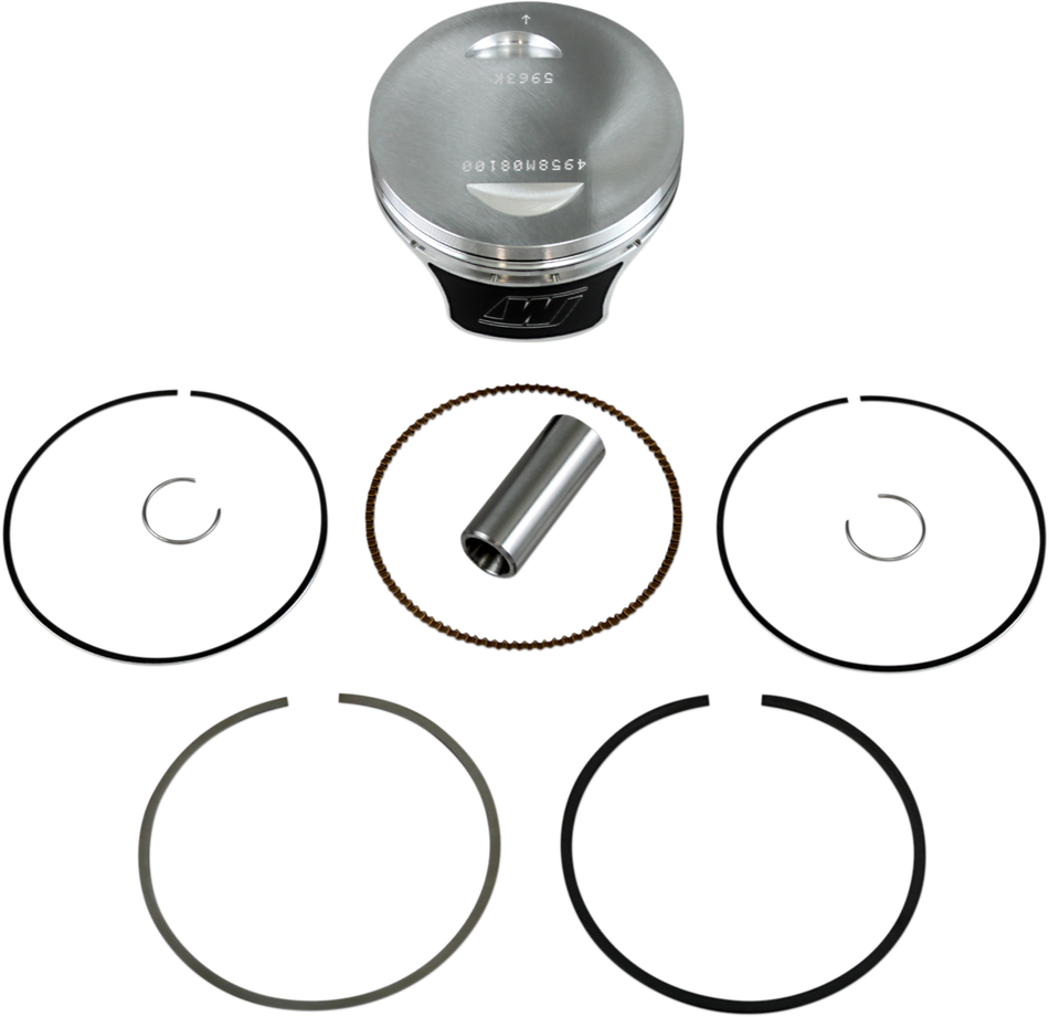 WISECO Piston Kit - +7.00 mm ACTUALLY 81MM BORE High-Performance 4958M08100