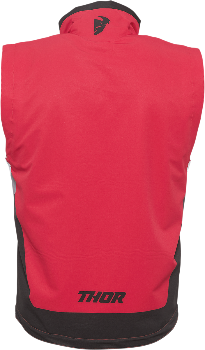 THOR Warmup Vest - Red/Black - Small 2830-0589