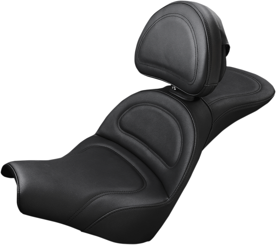 SADDLEMEN Explorer Seat - w/ Driver Backrest - FXBB '18-'22 818-30-030