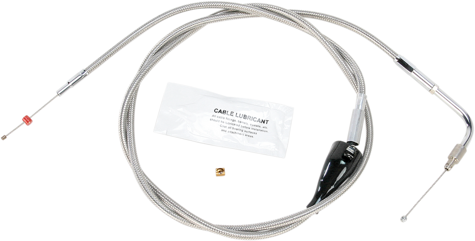 BARNETT Idle Cable - Cruise - +12" - Stainless Steel 102-30-41004-12