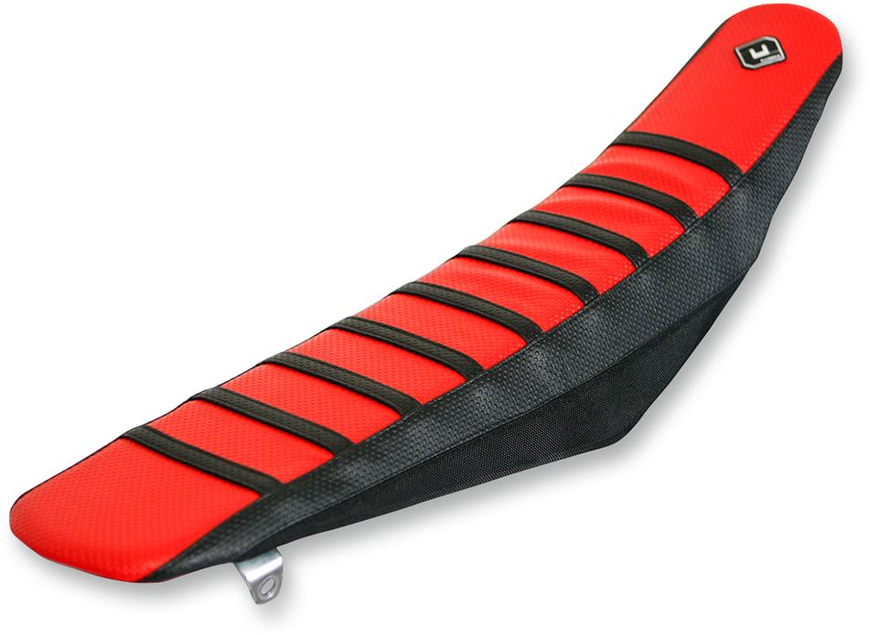 FLU DESIGNS INC. Pro Rib Seat Cover - Red/Black - CRF '09-'13 15502