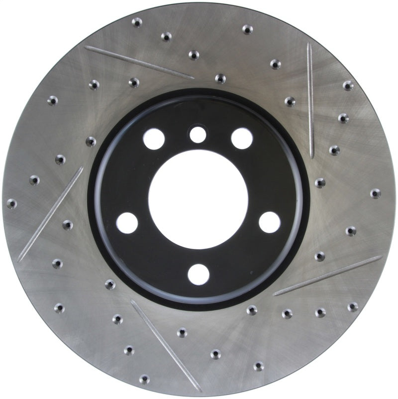 StopTech BMW 12-15 335i / 2014 428i / 2015 235i/228i Front Left Slotted & Drilled Sport Brake Rotor 127.34140L