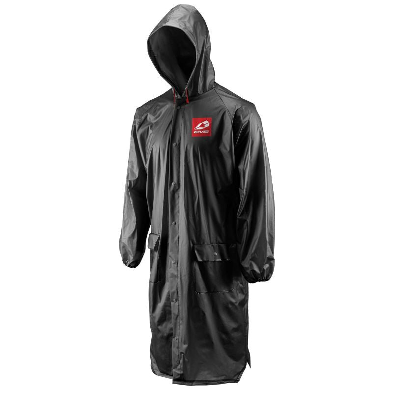 EVS Rain Coat Black - Small/Medium RAINCOAT-BK-S/M