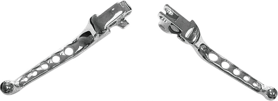 HARDDRIVE Custom Levers 5-Hole Chrome Big Twin 96-06  Xl 96-03 53520