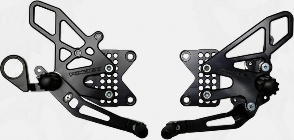 VORTEX Rear Set Complete Blk Bmw RS188K