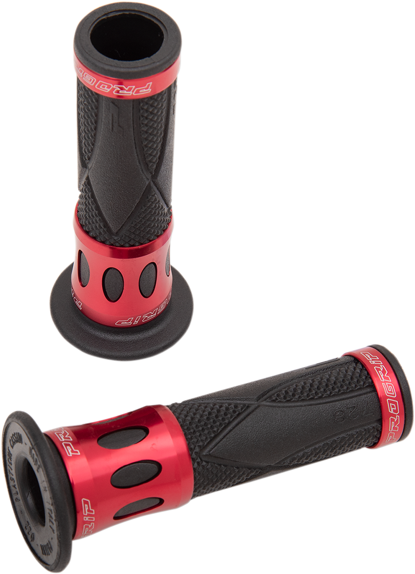 Puños PRO GRIP - 728 - Extremos abiertos - Rojo 728RDOE 