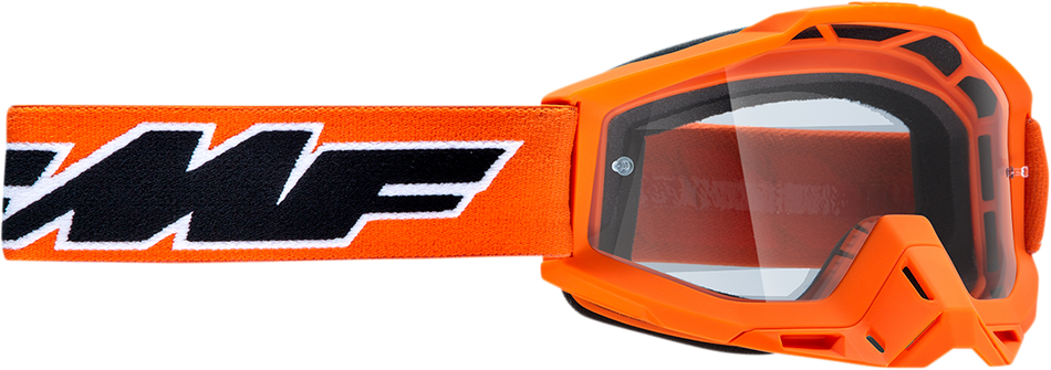 FMF PowerBomb Goggles - Rocket - Orange - Clear F-50036-00003 2601-2974