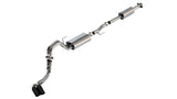 Borla F-150 2021 2.7L/3.5L 4dr CC SB EC STB Lar/KingR/Plnm/LTD 3/2.25 DSE CB Touring BLK CHR Tips 140870BC
