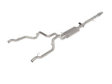 aFe Gemini XV 4in to Dual 3in 304 SS Cat-Back Exhaust w/ Cutout 19-21 GM Silverado/Sierra V8-6.2L 49-34140