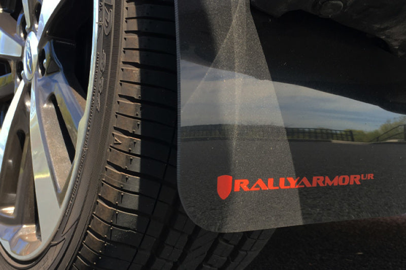 Rally Armor 2017+ Subaru Impreza UR Black Mud Flap w/ Red Logo MF45-UR-BLK/RD