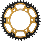 Piñón trasero SUPERSPROX Stealth - 43 dientes - Oro - Kawasaki/Yamaha/Suzuki RST-486-43-GLD 