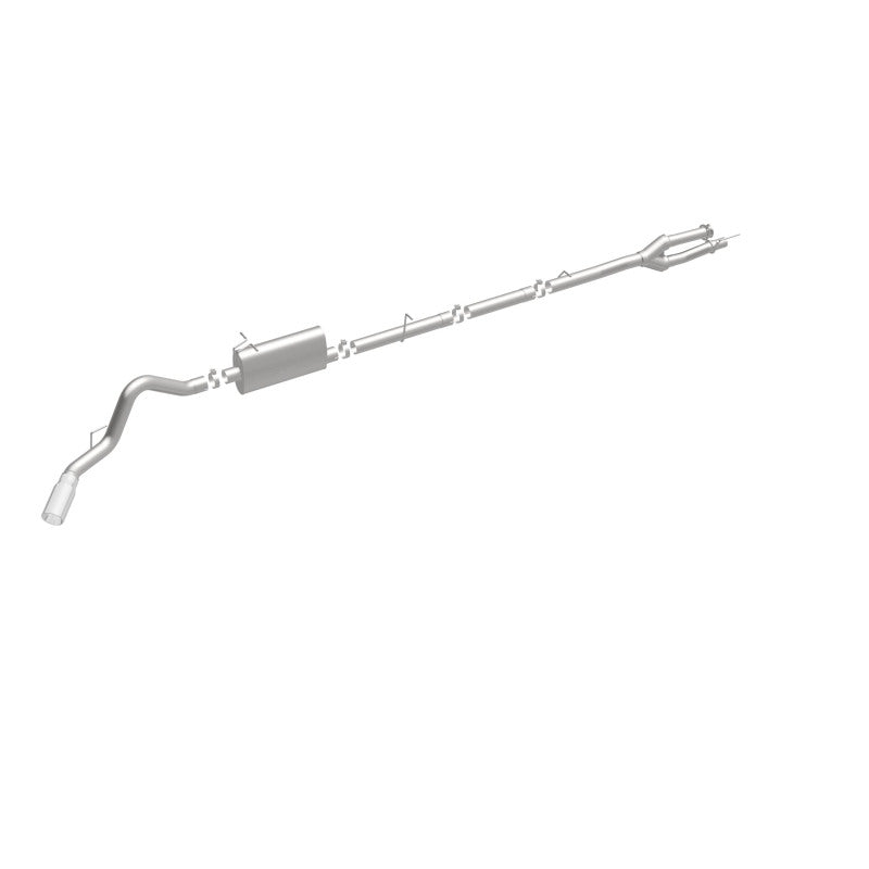 MagnaFlow Sys C/B 11-15 Ford Super Duty F250 6.2L EC CC, SS 3.5in Single Rear Pass Side Ext 5in Tip 19174