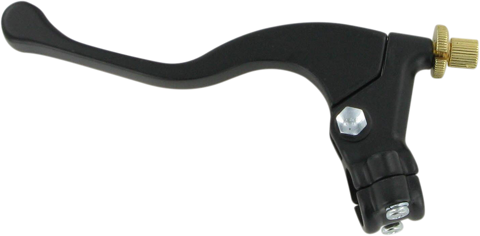 Parts Unlimited Lever Assembly - Left Hand - Shorty - Honda - Black 43-1104l