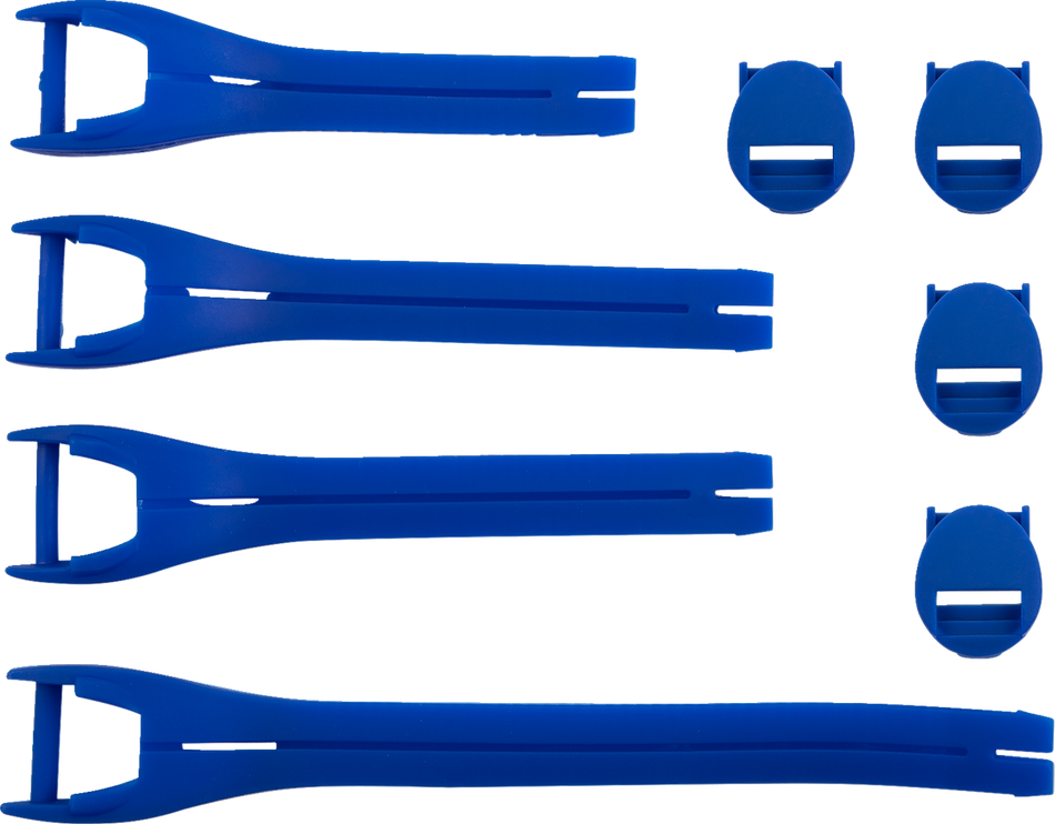 MOOSE RACING Qualifier Boot Strap Kit – Blau – Größe 10–15 3430-1020 