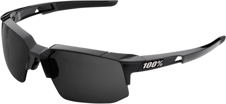 100% Speedcoupe Sunglasses - Black - Gray Polarized 61031-001-47