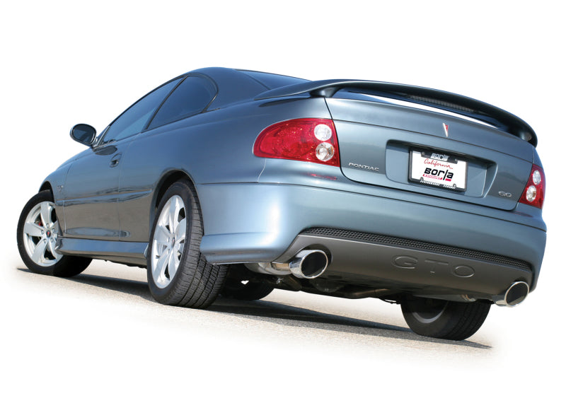 Borla 05-06 Pontiac GTO Coupe 2dr 6.0L 8cyl AT/MT 4spd/6spd RWD SS Catback Exhaust w/ inXin Pipe 140165