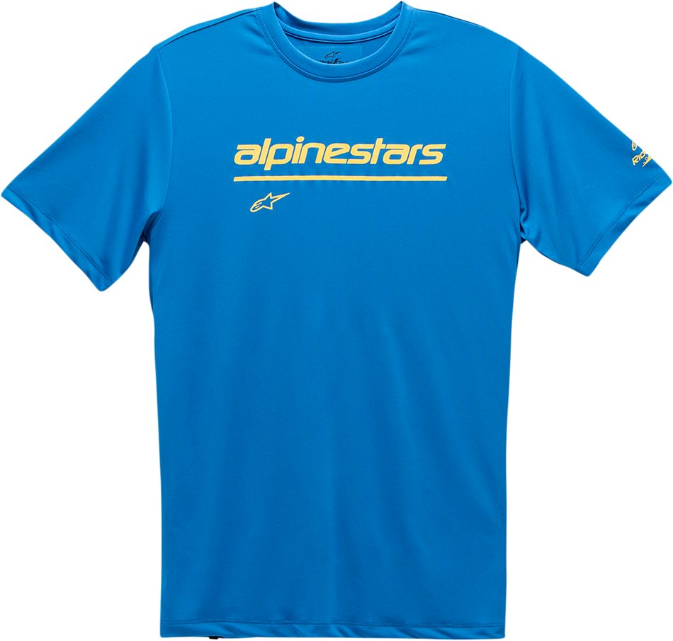 ALPINESTARS Tech Line Up Performance T-Shirt - Bright Blue - Large 121173800760L