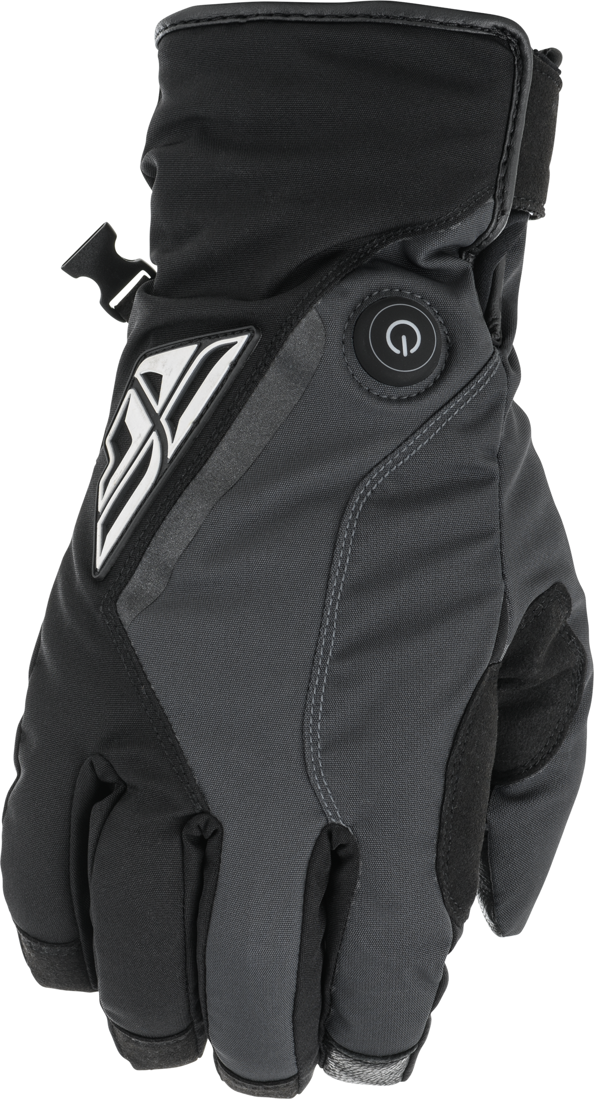 FLY RACING Title Heated Gloves Black/Grey Sm 476-2932S