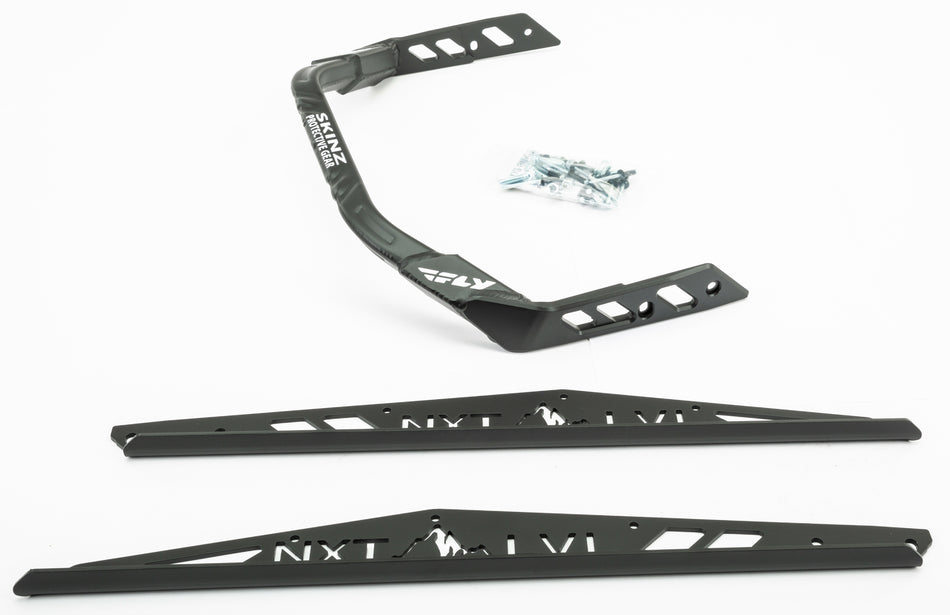 SPG Nxt Lvl Rear Bumper Flat Blk Pol Axys Rmk 144/146 S/M D-NXPRB230-FBK/BLK