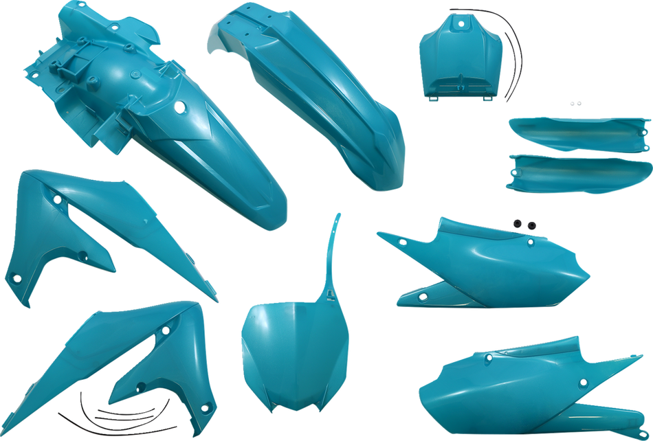 ACERBIS Full Replacement Body Kit - Teal/Metallic 2736357441