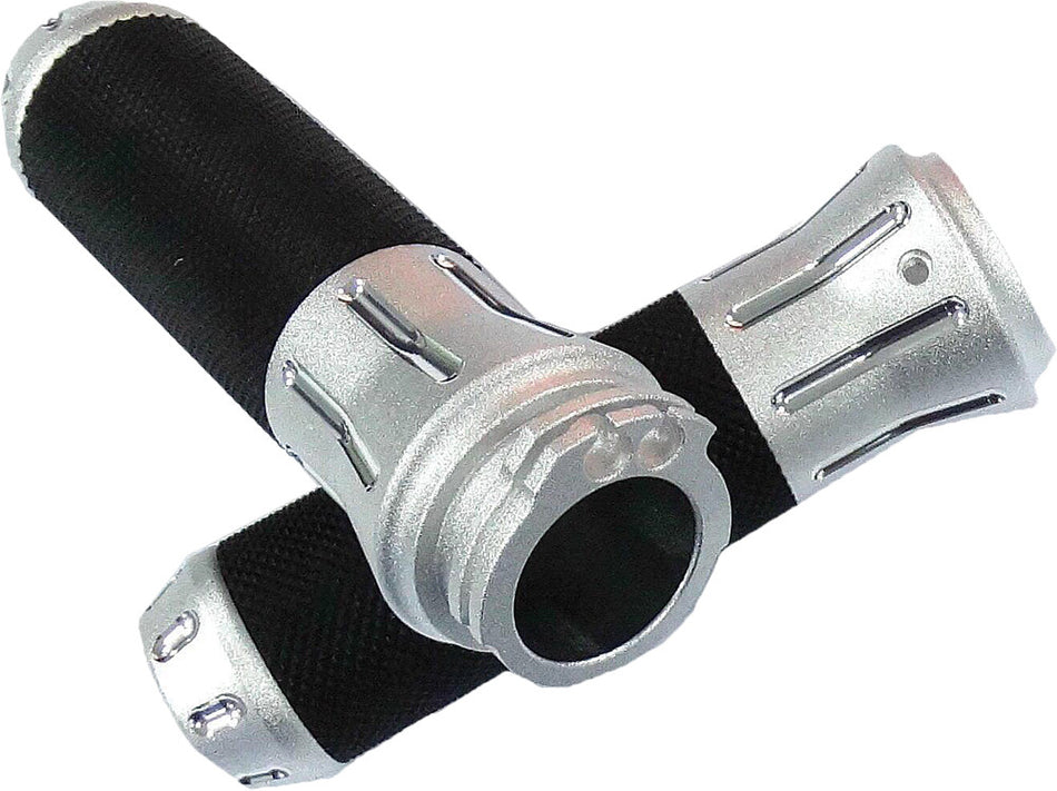 HARDDRIVE Venom Grips Shot Peened Cable Chrome 354135