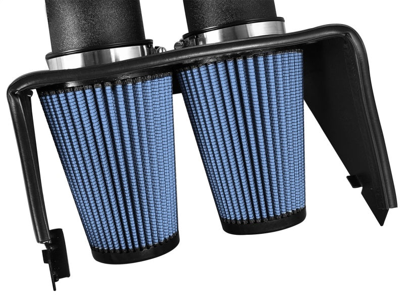 aFe MagnumFORCE Pro 5R Stage-2 XP Intake System 16 Ford F-150 EcoBoost V6-2.7L/3.5L (tt) (Blk) 54-12642-1B