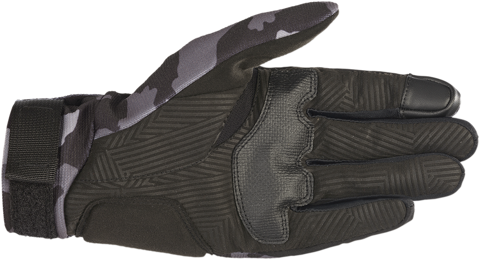 Guantes ALPINESTARS Reef - Negro/Gris camuflaje - Pequeños 3569020-9001-S 