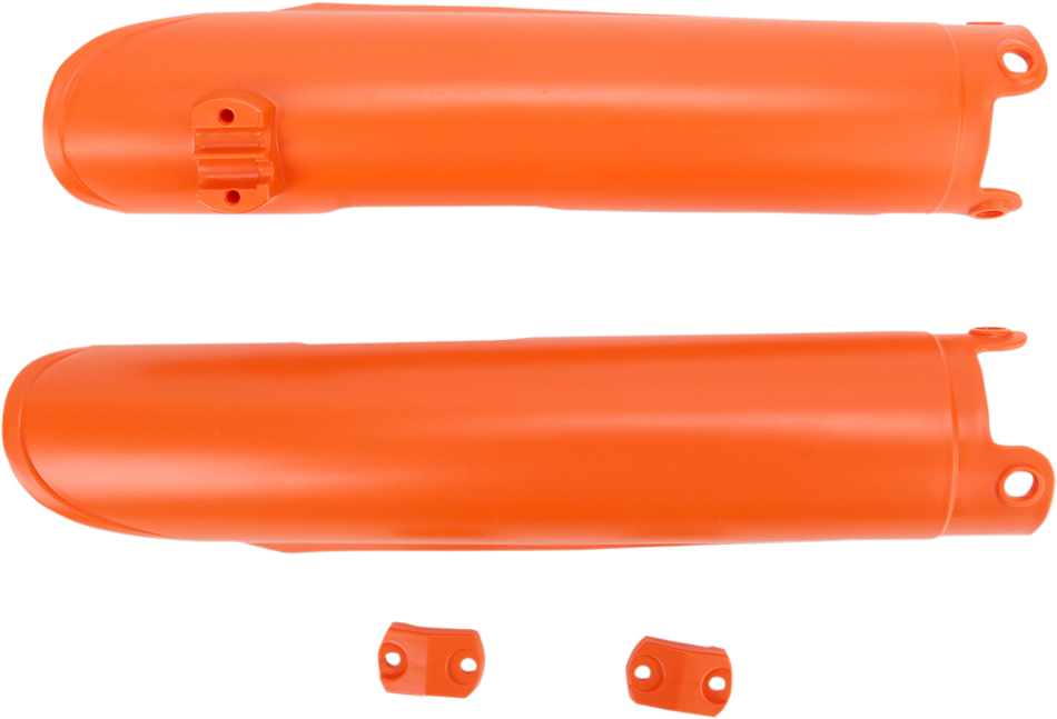 ACERBIS Lower Fork Covers for Inverted Forks - KTM Orange 2113740237