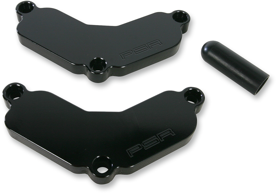 POWERSTANDS RACING Block Off Plate - Black 01-01350-22