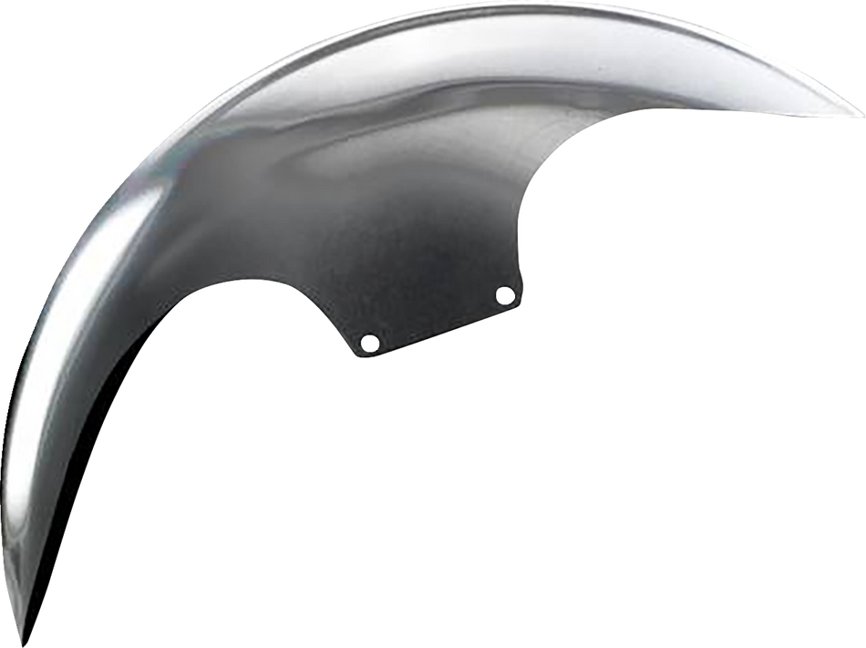 PAUL YAFFE BAGGER NATION Cafe Front Fender - 21" - Chrome Adaptors PYO:CAFE-21-14L-C