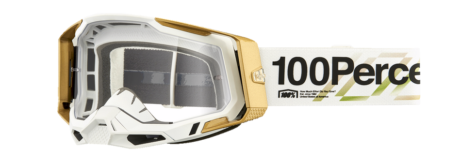 100% Racecraft 2 Goggles - Succession - Clear 50009-00026