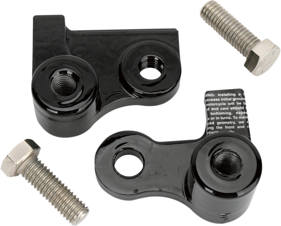 BURLY BRAND Rear Lowering Kit - Black - Lowers 1" - '06-'17 FXD B28-22007